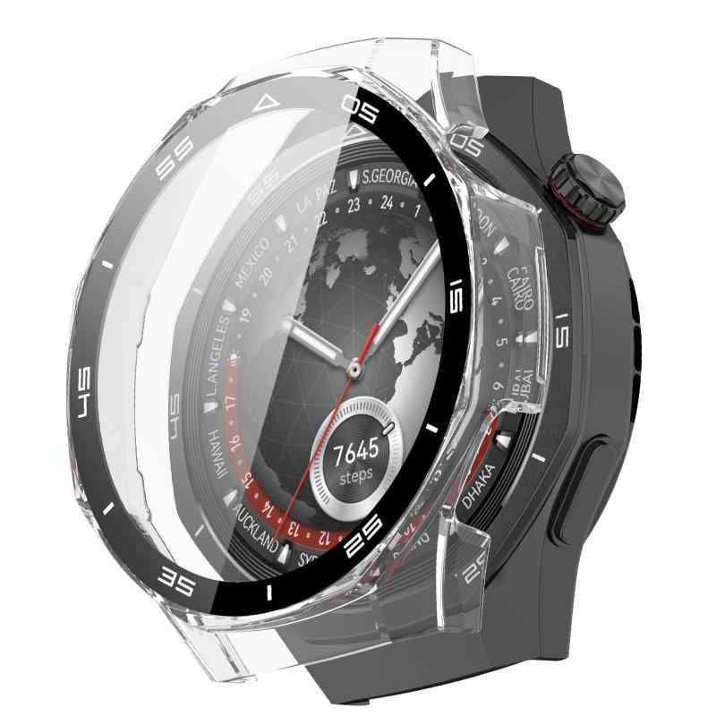 YAODLE HUAWEI WATCH GT 5 Pro 46mm カバー PC素材 HUAWEI(ファーウェイ) WATCH GT 5 Pro 46mm ケース ガラスフィルム一体型 全面保護 二重構造 防塵 日本旭硝子材 キズ防止 軽量