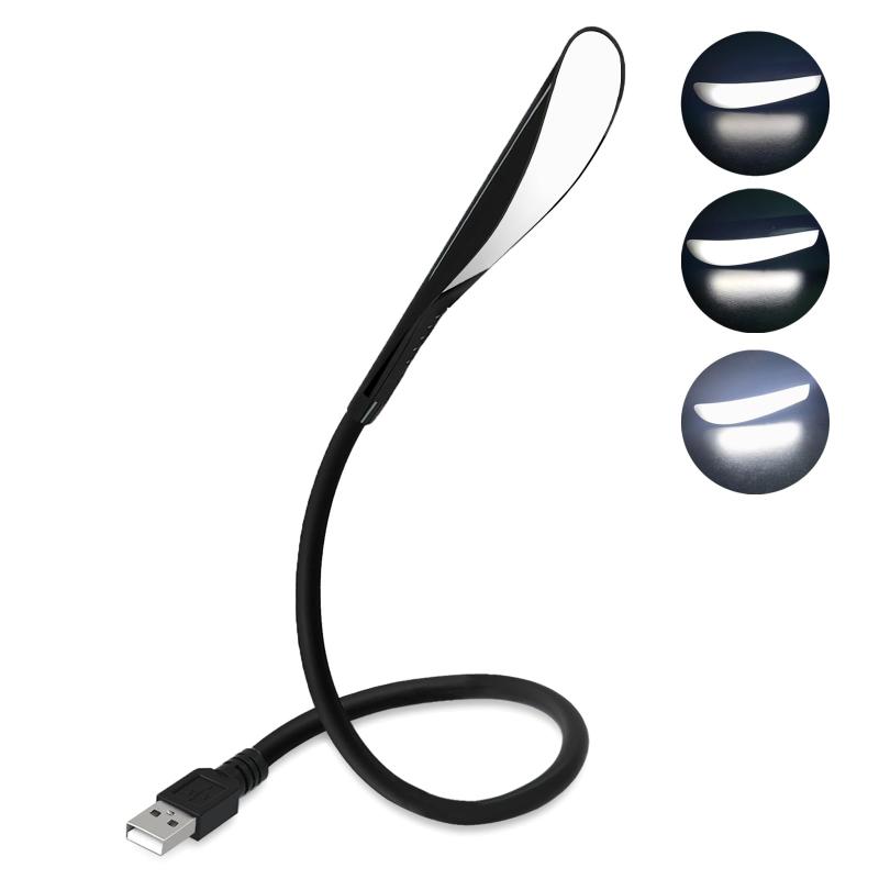 Milluten USBライト LEDランプ led読書ライト 14個LEDビーズ 3段階調光