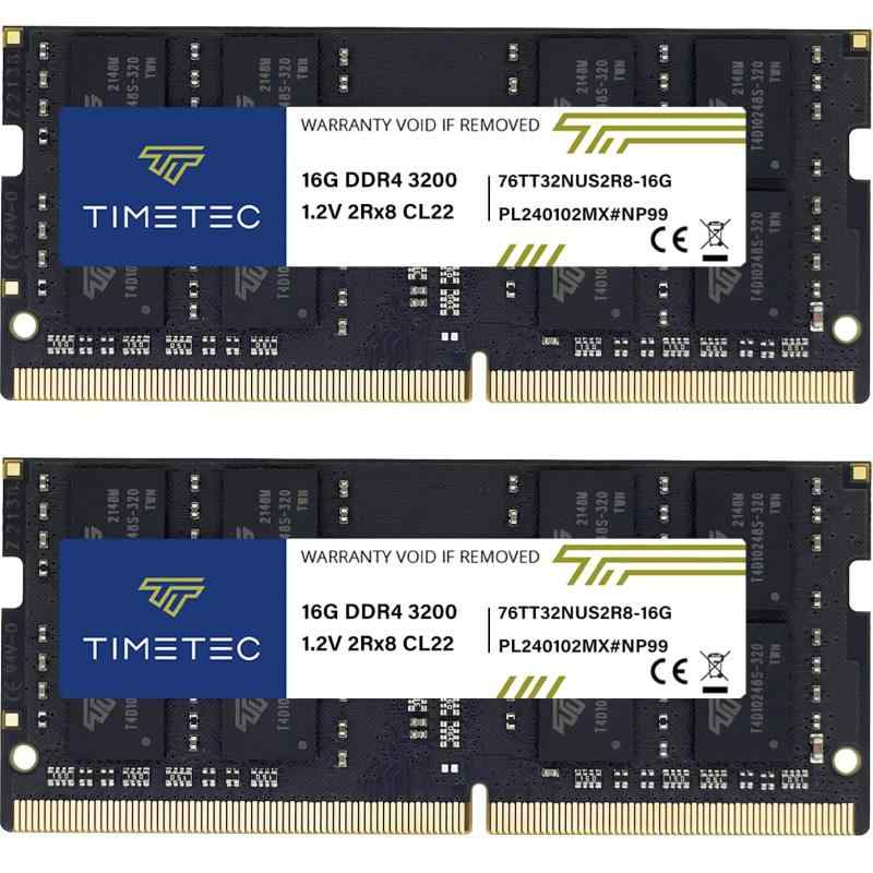 ciel-soraのTimetec Hynix IC ノートPC用メモリ DDR4 3200MHz PC4-25600 260 Pin SODIMM｜アングル2