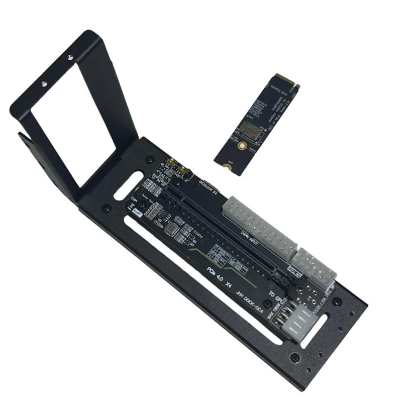 JMT M.2 M-Key to PCIE 4.0X4 外部グラフィックスカードスタンドブラケット Oculink/M.2 NVMe ノートパソコン eGPU GDP ハンドヘルド対応