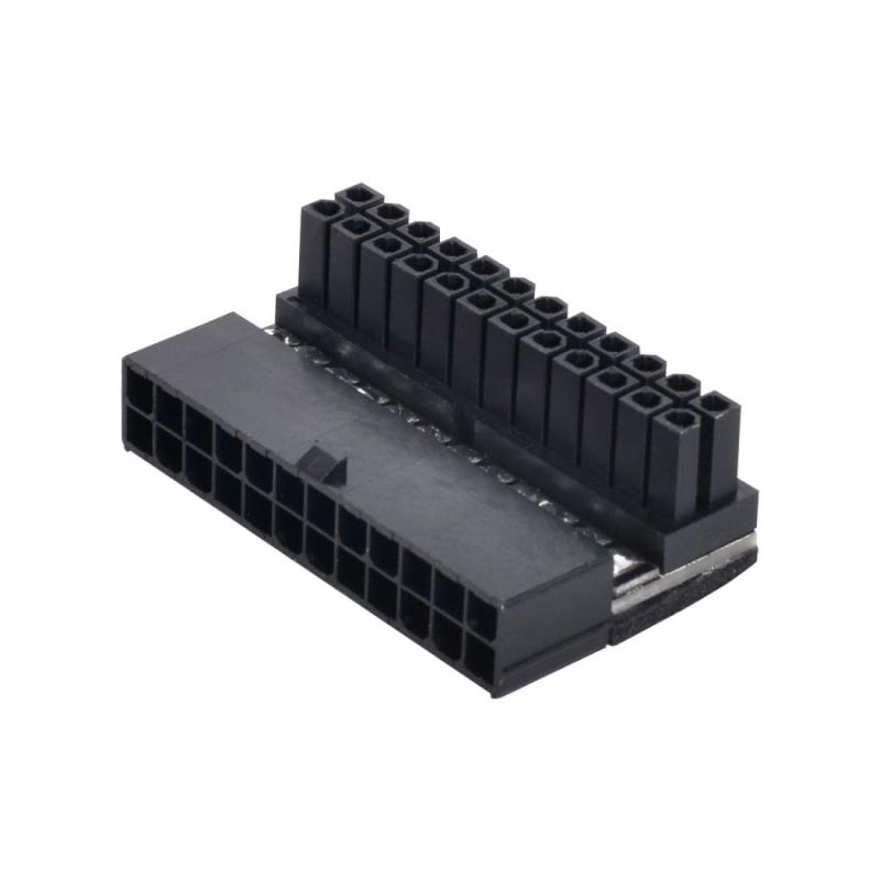 Panasonic - Chenyang ATX 24ピン メス - 24ピン オス 90度 アダプター メインボード マザーボード デスクトップ PC サプライ用