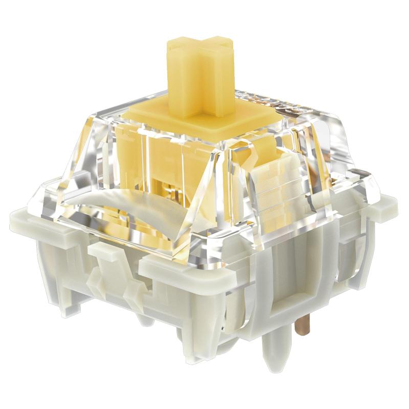 Rakuten - Gateron G Yellow Pro 3.0 5ピンスイッチ予備潤滑RGB黄-赤-茶色MXメカニカルキーボード