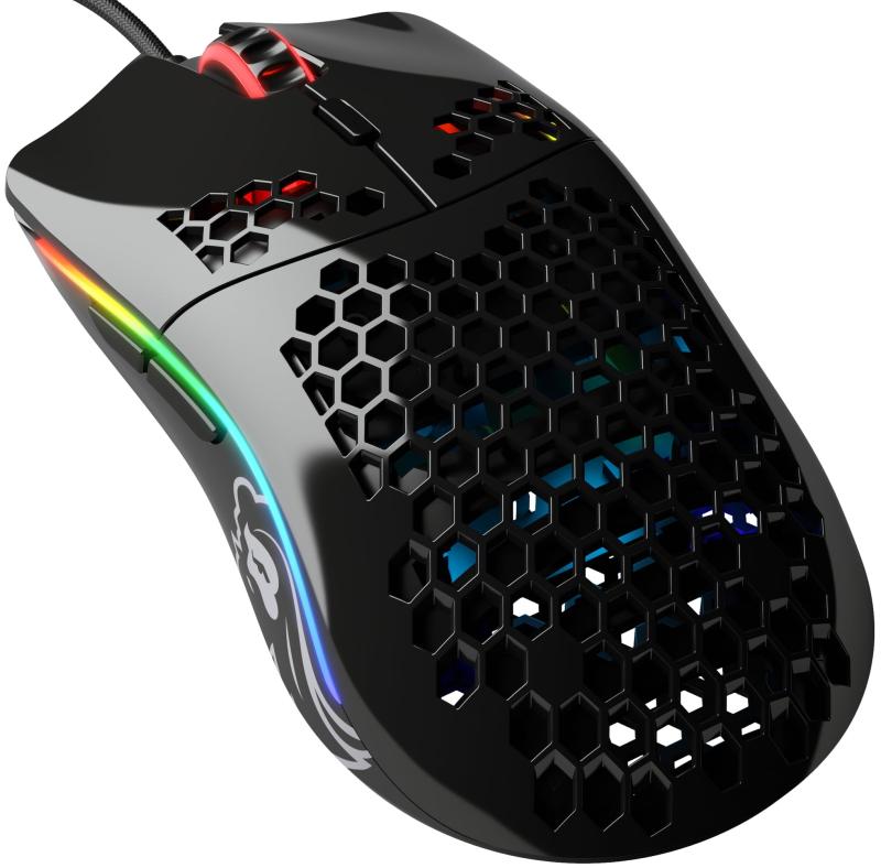 乐天商城 - Glorious グロリアス モデルo マウスゲーミング マウス有線 軽量 6個プログラムボタン USBマウス 光る (58g)
