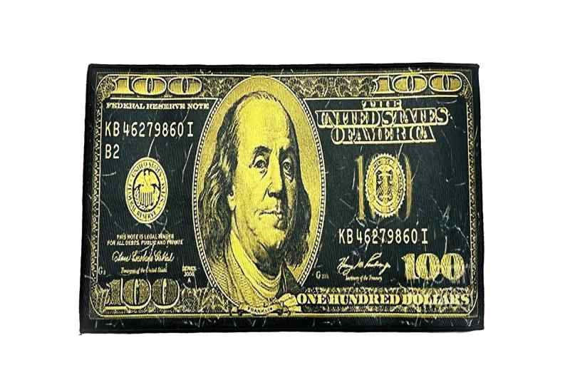 ciel-soraのフロアマット 玄関マット 100ドル紙幣 ポリエステル製 マイクロ起毛 滑り止め付き 40cm×60cmサイズ｜アングル2