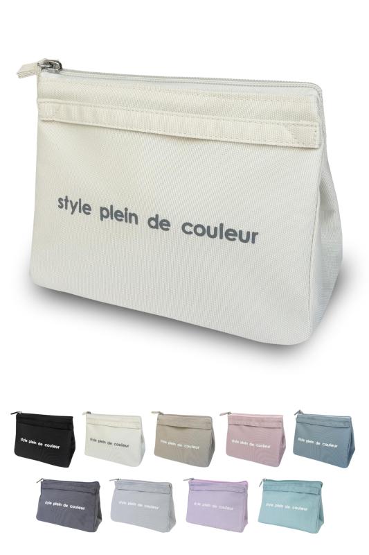 [style plein de couleur] 保冷ポーチ ランチバッグ 「 スクエアランチポーチ 」 保冷 弁当袋 お弁当ふくろ 保冷 保温バッグ おしゃれ 弁当 袋