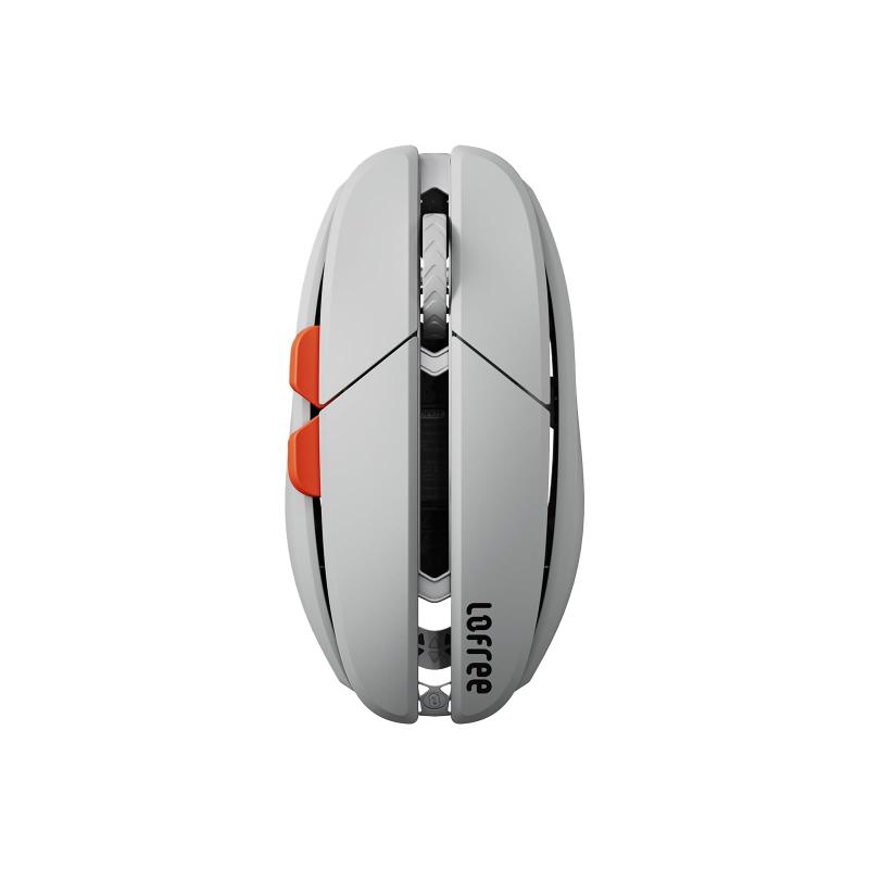 LOFREE Hypace 超軽量ワイヤレスゲーミングマウス (47g), PAW3395センサー, 40K DPI, 8Kポーリングレート, マグネシウム合金フレーム, 3モード接続 (Bluetooth/2.4GHz/有線), 100時間駆動, PC