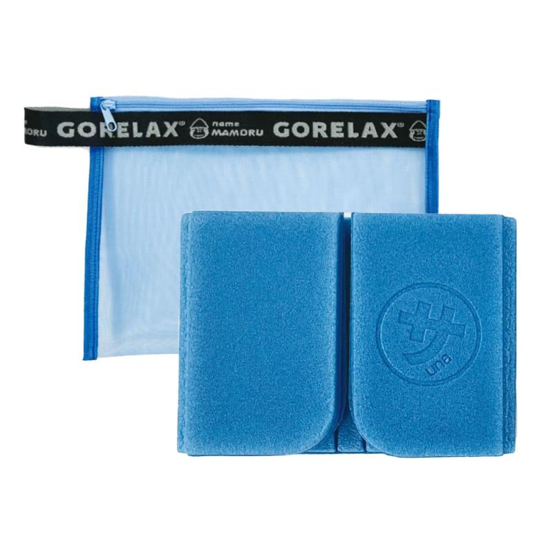 Rakuten - ごリラックス パタッとサ活マット アクアブルー メッシュポーチ付き GORELAX-MAT-03 丸洗いOK コンパクト ゴリラックス サウナ バスグッズ 折りたたみ レジャー 25P45591