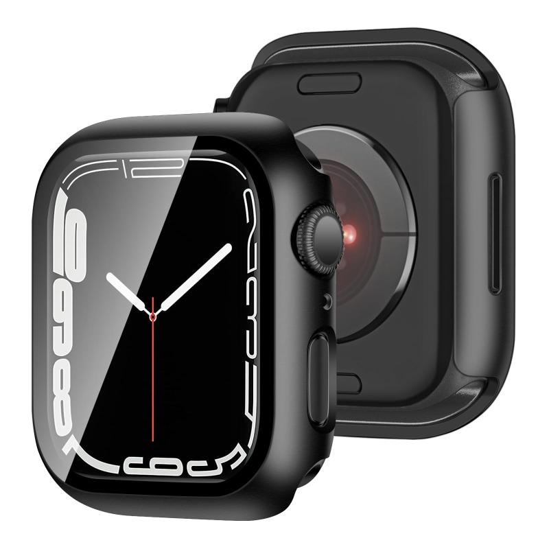 乐天商城 - FAZHAN 対応 アップルウォッチ カバー 44mm Series SE3/SE2/SE/6/5/4 保護 Apple Watch ケース ガラスフィルム 一体型 Apple Watch カバー アップルウォッチ ケース 耐衝撃 全面保護 装着簡単 高