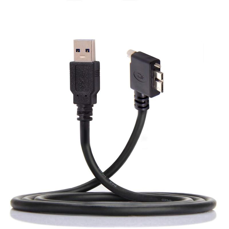 JSER 1.2m 90度左角度マイクロUSBスクリューマウントからUSB3.0データケーブル 産業用カメラに対応1.2 M 90度左斜めの工業用のmicro USB 3.0データケーブルへのスクリューマウントのカメラ長さ：1.2 M（4フィート）コネクター1 : USB 3.0 Aタイプオスコネクター2 : USB 3.0 Micro Bタイプオスねじジョイントと角度が90度USB 3.0で最新のデザインケーブルがついています。写真家に対して、特別に構築ケーブルを新しいカメラを搭載しています。
