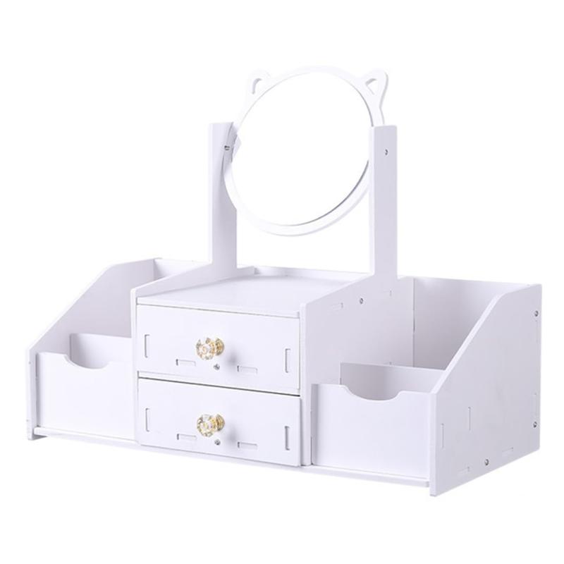 TOMMYFIELD 子供 ドレッサー コンパクト ミニ鏡台 ミラー 化粧 卓上 収納 メイクアップ [並行輸入品]