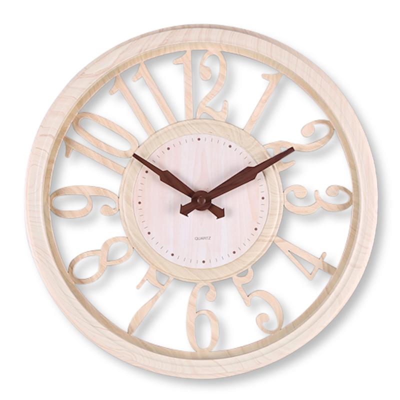 Lezalic 壁掛け時計 ウォール時計 シンプル 北欧風 ギフト 静音 インテリア 30.5×30.5×4cm(3)