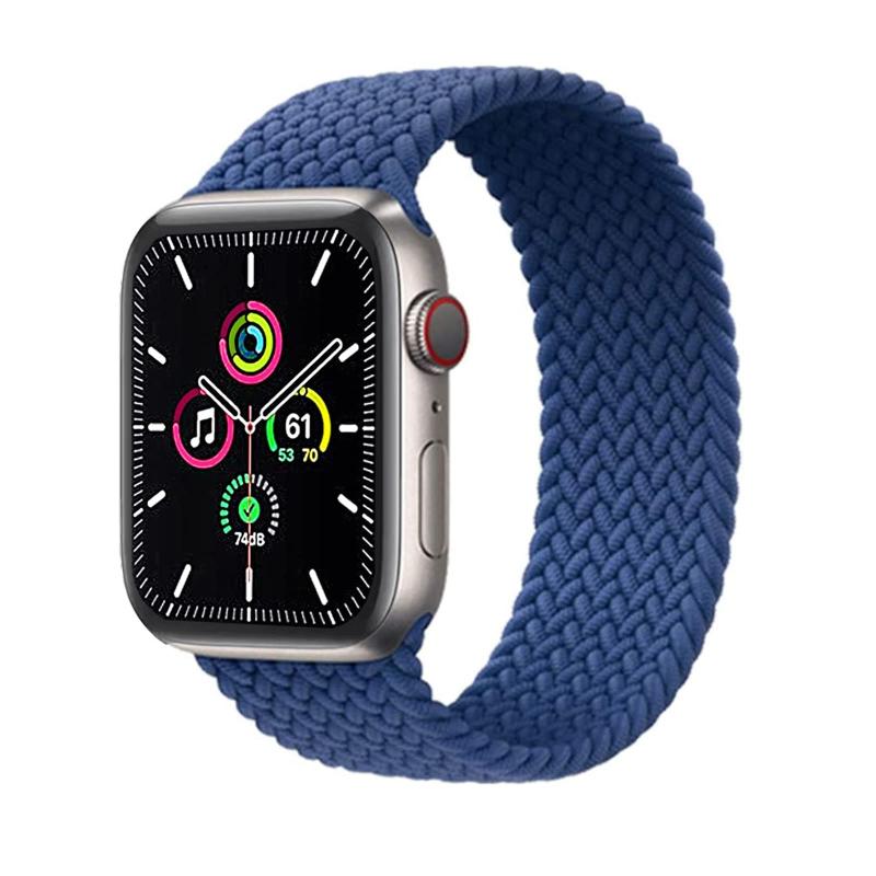 ブレイデッドソロループ アップルウォッチ バンド SOLO LOOP スポーツバンド 耐衝撃 柔らかいナイロン素材 38mm 40mm 41mm 42mm 44mm 45mm 49mm コンパチブル 41mm 42mm 44mm 45mm 49mm ap