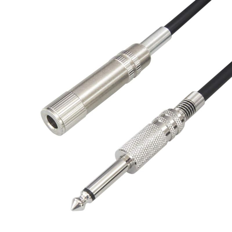乐天商城 - F-Factory マイク延長ケーブル 6.3mm 標準プラグ オス－標準ジャック メス φ6.3mm 延長ケーブル オス/メス
