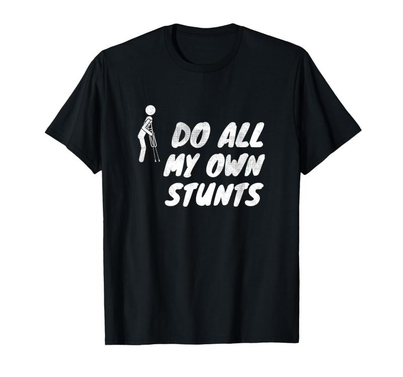Rakuten - 面白い回復私はすべて自分のスタント骨折をします Tシャツ