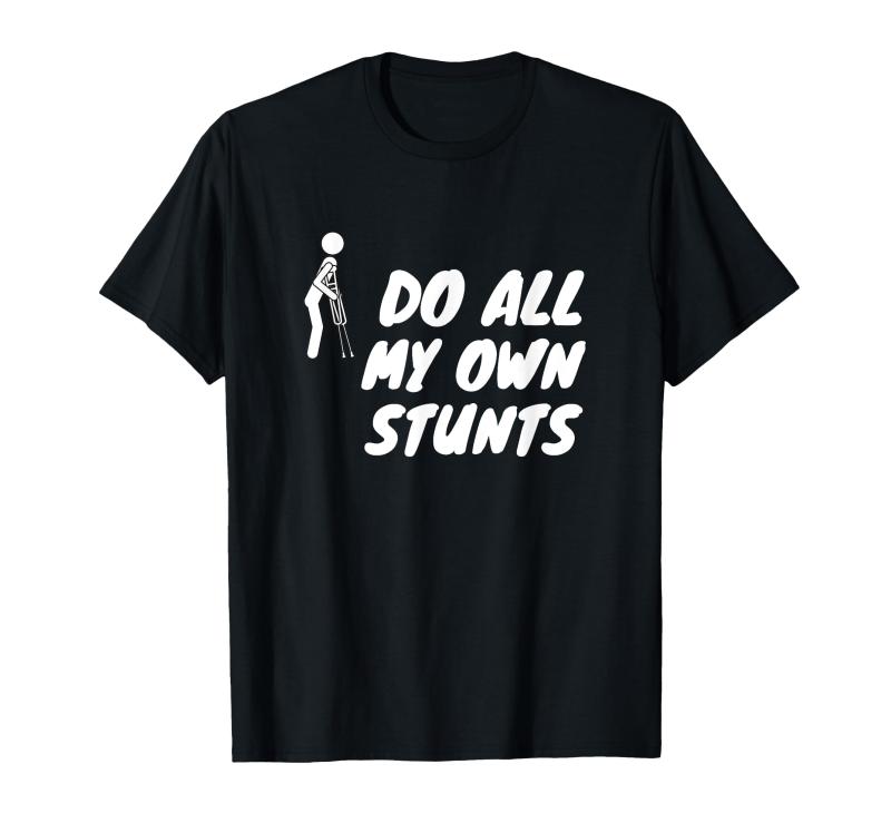 Rakuten - 私はすべて自分のスタント回復傷害事故骨折をします Tシャツ