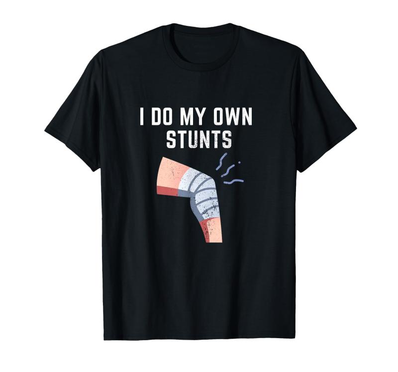 Rakuten - 面白い足の骨折はすぐに元気になります私は自分のスタント回復をします Tシャツ