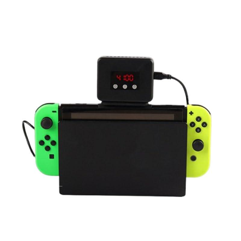 Nintendo Switch 2/Switch 対応 冷却ファン 冷却抽気装置 温度とファンの回転数を表示する画面 調整可能な風速 超低ノイズ