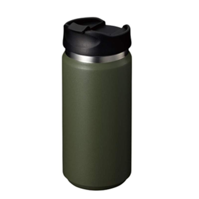 Rakuten - Zalatto タンブラー フタつき 真空断熱 ステンレス サーモ 保冷 保温 二重構造 350ml (メンズ ライク おしゃれ マット シリーズ)