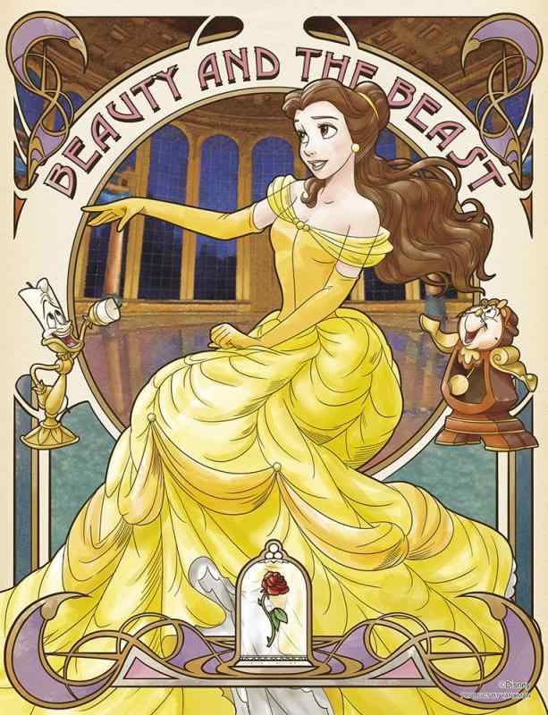 Rakuten - 300ピース ジグソーパズル 美女と野獣 (16.5x21.5cm)