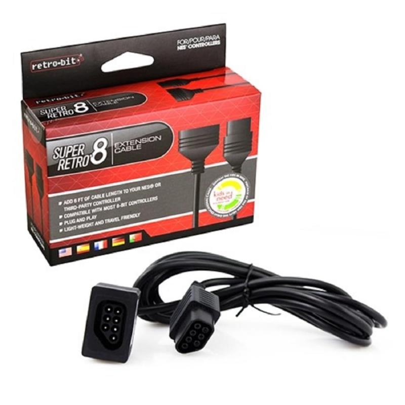 NES/Newファミコン(AV仕様ファミコン)用コントローラー延長ケーブル - Retro-bit Super Retro8 NES Cab..