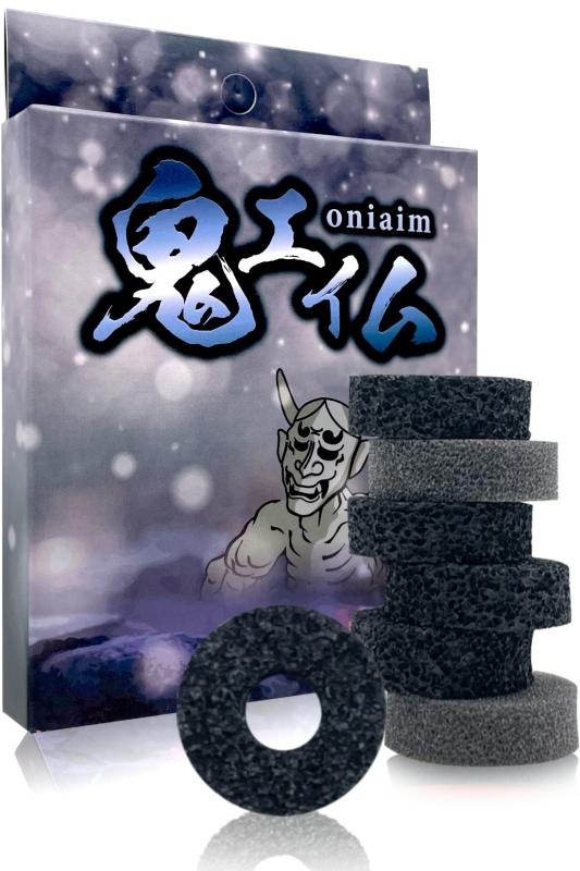 鬼エイム 灰鬼 PS4 PS5 SWITCH コントローラー エイム 向上 リング FPS ハイグレードモデル 鬼輪 国産 硬さ3種類 計6個入り