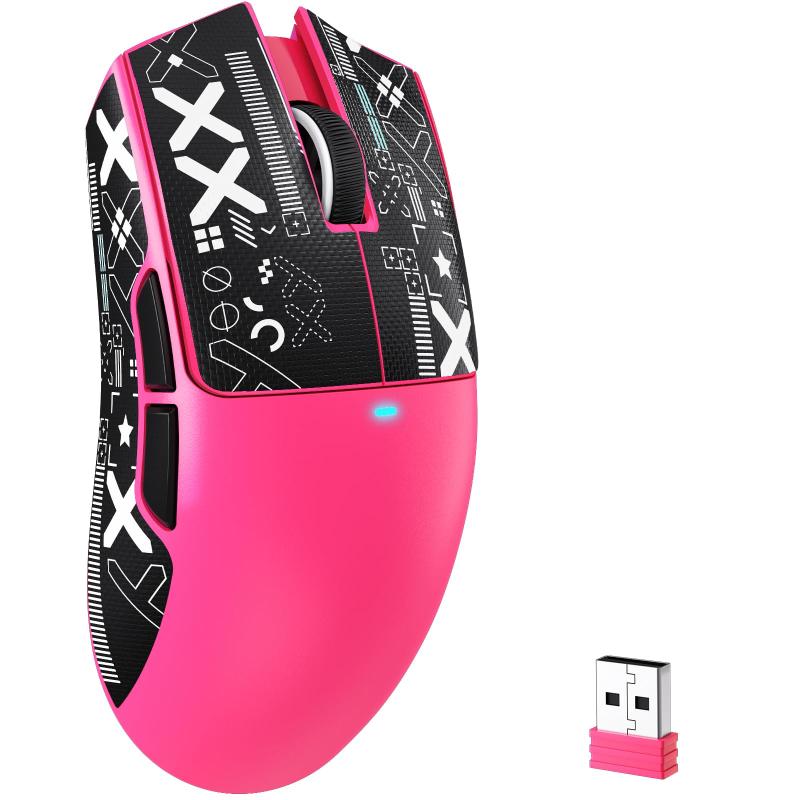 ATTACK SHARK X11SE 超軽量ゲーミングマウス 60g 3モード接続 2.4Ghz/Bluetooth/Type-C ダブルBluetoothチャンネル 6レベルDPI切替 PAW3311センサー HUANOスイッチ Broadcom BK