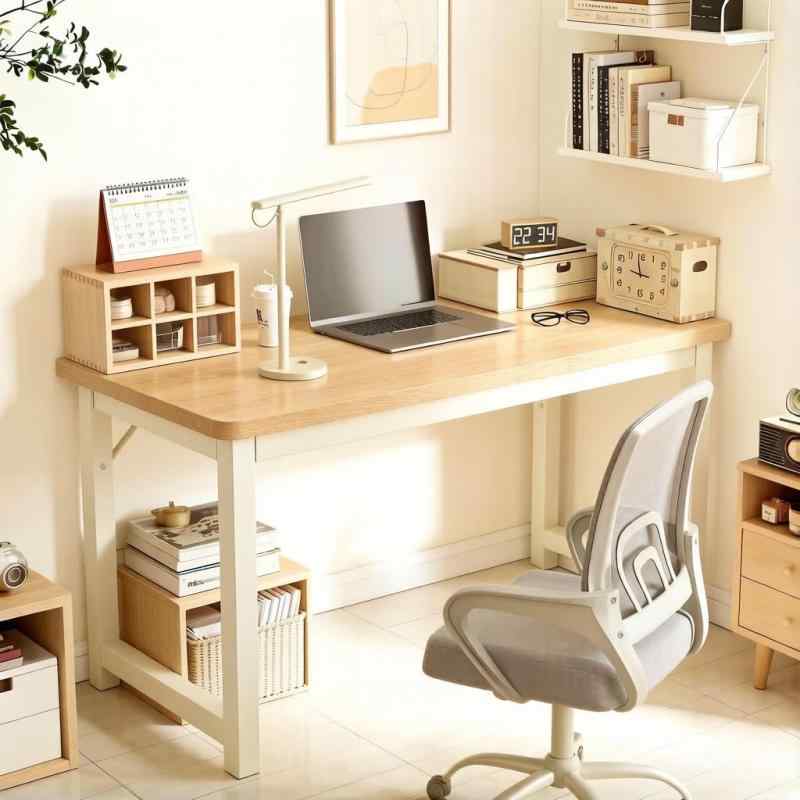 BURAYIENTA デスク パソコンデスク 組立簡単 シンプル ワークデスク 幅80/100cm×奥行50cm PC作業台 PC机 在宅勤務 リモートワーク用 おしゃれ ciel-sora-10158513 ciel-sora パッケージ画像