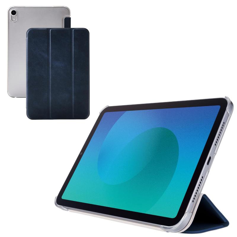 Rakuten - エレコム iPad mini (A17 Pro 2024年) mini (第6世代) ケース カバー 2つの角度調節可能 フラップ付き クリアケース スリープモード TB-A25SWV