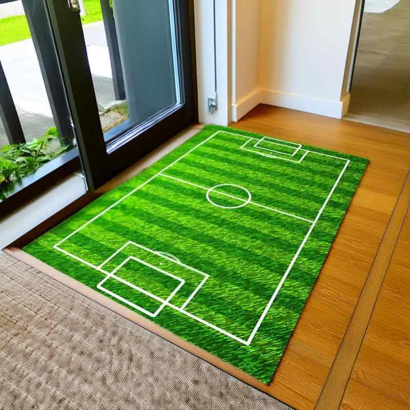 SALUDABLE サッカーマット サッカー場 プレイマット キッズ カーペット ラグマット 洗える