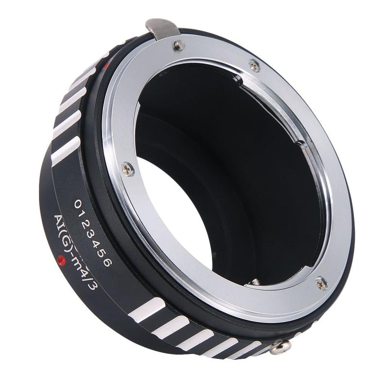 Rakuten - Haoge マニュアルレンズマウントアダプター Nikkor G/F/AI/AIS/DマウントレンズをオリンパスとパナソニックマイクロフォーサーズMFT M4/3 M43マウントカメラに