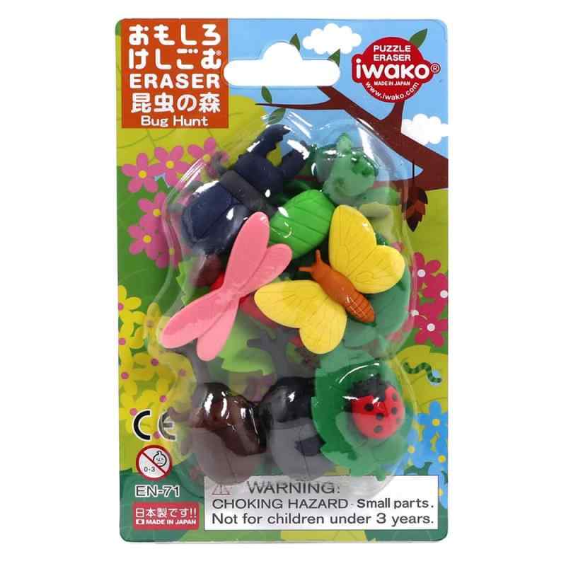 Rakuten - ブリスターパック消しゴム 昆虫の森