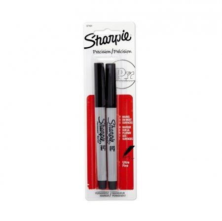 Sharpie (シャーピー) パーマネント マーカー 極細 ブラック 2本セット 