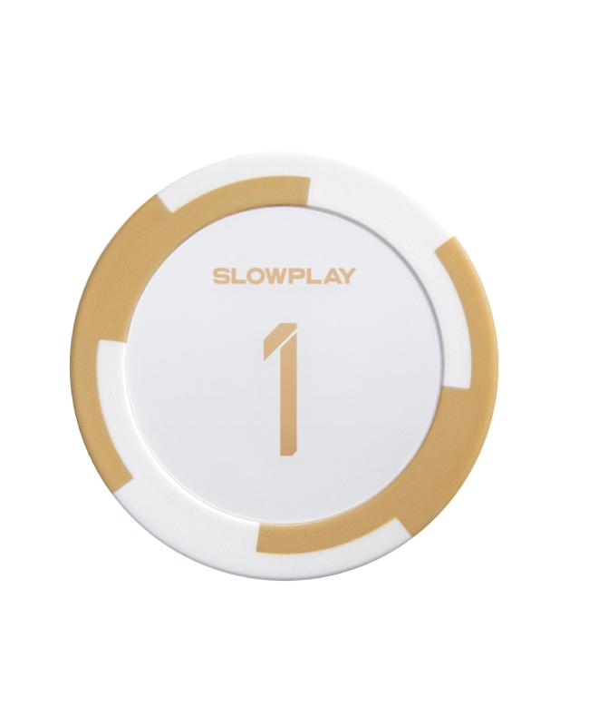 SLOWPLAY Godel Clay Poker Chips, Pack of 50 Pieces