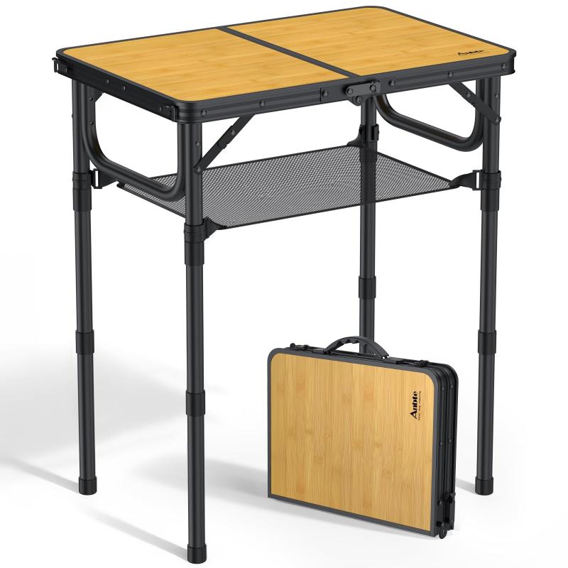 Anbte 折りたたみ式キャンプテーブル 60cm×40cm アウトドア用テーブル