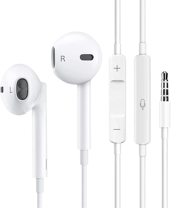 イヤホン 有線イヤホン マイク付き HIFI 3.5mmジャック 音量調整 重低音 ノイズキャンセリング 通話可能 ハイレゾ クリア通話 ステレオイヤフォン ヘッドホン ciel-sora-10148456 ciel-sora パッケージ画像
