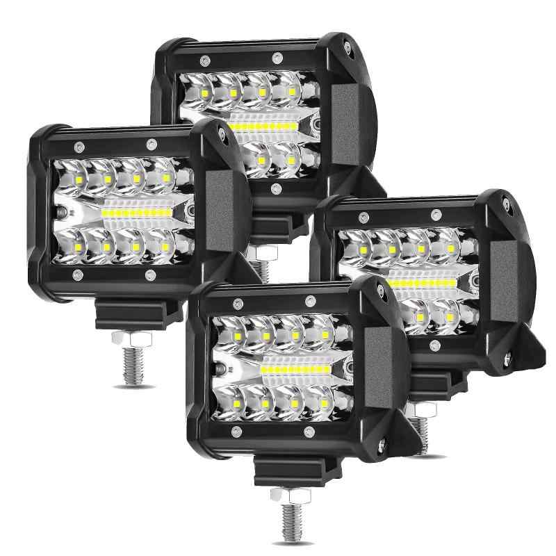 LED ワークライト 補助灯 作業灯 高輝度 広角 狭角 混合光 投光器 オフロード 除雪車 トラック 船舶 建設機械 フォークリフト 夜間作業