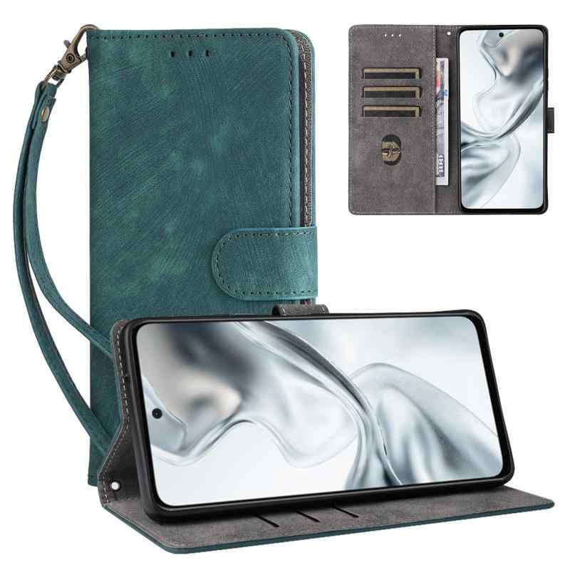 ZTE Nubia S2 (ZTE A504ZT) 用 ケース 手帳型 財布型ケース スマホケース 携帯カバー SpinoArmor 内蔵マグネット耐衝撃 カード収納 スタンド機能 全面保護 軽量 着脱しやすい ZTE Nubia S2対応（パープル