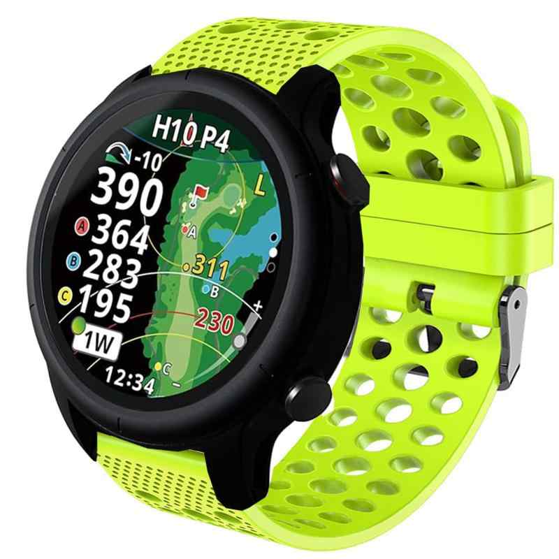  for Shot Navi スマートウォッチ交換バンド, 22mm シリコン製 交換バンド 防水 スポーツベルト 通気 軽量 柔らか 時計替えベルト 対応 Shot Navi VELLIX V14 1.4インチ スマートウォッチ