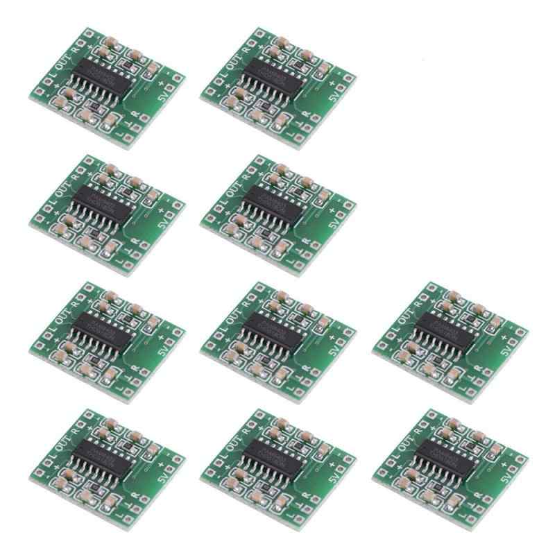 VKLSVAN 10個 セット PAM8403 2*3W クラスD ミニ デジタル パワー アンプボード AMP 2.5-5V入力 3W+3W 2-チャンネル