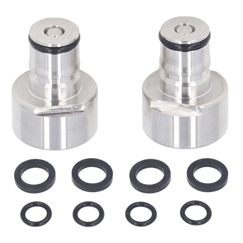 S/G型ビール樽カプラーアダプター ステンレス製 5/8FPT[ガス・液体対応設計] ボールロック樽カプラーアダプターは、ガスと液体の両方に対応。家庭用ビールサーバーとキャンプでの携帯式タップで安定供給。ステンレス鋼ポペットおよびスプリング採用で耐久性向上。[完全密閉構造] ガスケット付きで水漏れ防止。キッチンやバーでの連続使用でも安心。コーネリアスタイプ樽との接続時も高いシール性能を発揮。漏れによる床汚れの悩みを解消。[食品級素材使用] ステンレス鋼＋食品グレードシリコンで衛生的。屋外BBQやカフェ営業でも清潔維持。錆びにくく長期間使用可能。衛生面の不安を徹底解決。[広範囲互換性] 5/8FPTネジ仕様、ADSGタイプなど多数のケグクーラーに適合。家庭用と業務用ビール設備どちらにも。suitable for コーネリアスタイプボールロック樽ポスト。[ワンタッチ簡単接続] クイックディスコネクト変換キットで工具不要。自宅やイベント会場ですばやい設置が可能。雌ポペットネジ設計で取り外しも楽々。作業時間を大幅短縮。