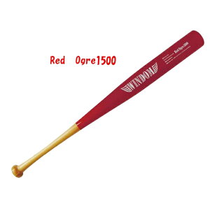 超重量 トレーニングバット炭化竹バットハイブリッド カーボナイズドバンブーHybrid Carbonized Bamboo Red Ogre1500下半身主導のスイング作りに野球 バッティング練習