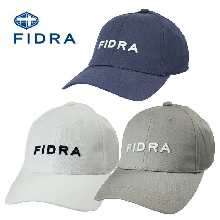 フィドラ ゴルフ メンズ キャップ FD5LVA30 クイックドライ コットン キャップ 帽子 FIDRA 【ラウンド用品】【ゴルフ用品】
