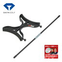 DAIYA -ダイヤ- パター 練習器 ダイヤプロパットレッグ466 TR-466 ゴルフ練習器具 パッティング 矯正 練習機 DVD付き