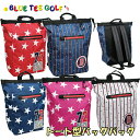 ブルーティーゴルフ ナイロン トート型 バッグパック BTG-TT001 BGT-TT002 スター STAR ストライプ STRIPE 【BLUE TEE GOLF】【TT001 TT002】【トート】(4)