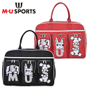 【ポイント10倍！】【クーポンあり】MU SPORTS　MU スポーツ 相良刺繍キャラクター ボストンバッグ 703J6200 【ゴルフバッグ 】【M・U SPORTS】【MUスポーツ】【エムユー】