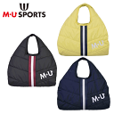 MU SPORTS　MU スポーツ キャラクター 総柄パーツ使い ポーチ 703J6006 【ゴルフバッグ 】【M・U SPORTS】【MUスポーツ】【エムユー】