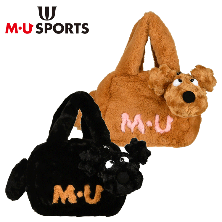 MU SPORTS MU スポーツ モコモコファー カートポーチ 703J6016 【ゴルフバッグ 】【M U SPORTS】【MUスポーツ】【エムユー】