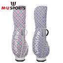 MU SPORTS MU スポーツ マルチバイアスチェック柄 キャディバッグ 8.5型 703J6104 【ゴルフバッグ 】【M・U SPORTS】【MUスポー...