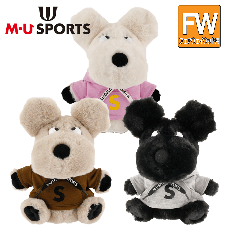 MU SPORTS　MU スポーツ フェアウェイウッド用 ヘッドカバー 703Q3510【ヘッドカバー 】【FW】【M・U SPORTS】【MUスポーツ】【エムユー】【Umo】【Melu】【Shushu】
