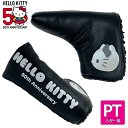 HELLO KITTY ハロー・キティ 50周年 ヘッドカバー パター用 ピン タイプ ブレードタイプ SR1424BK-5 50th Anniversary ...